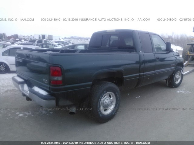 1B7KC23601J564304 - 2001 DODGE RAM 2500 GREEN photo 4