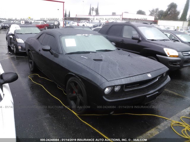 2B3LJ74W19H550836 - 2009 DODGE CHALLENGER SRT-8 BLACK photo 1