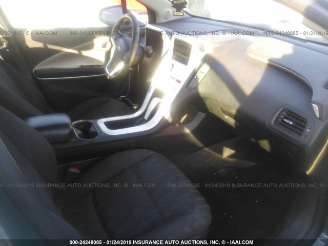 1G1RA6E45DU129006 - 2013 CHEVROLET VOLT GRAY photo 5