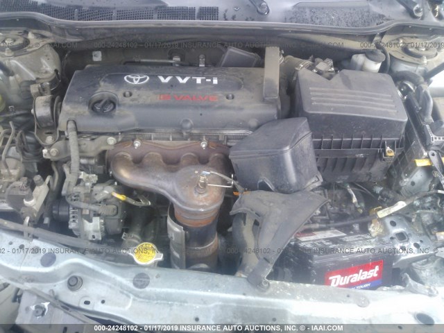 4T4BE46K18R034562 - 2008 TOYOTA CAMRY CE/LE/XLE/SE Pewter photo 10