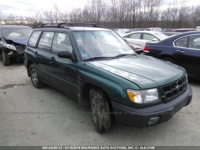 JF1SF6359WH783529 - 1998 SUBARU FORESTER L GREEN photo 1