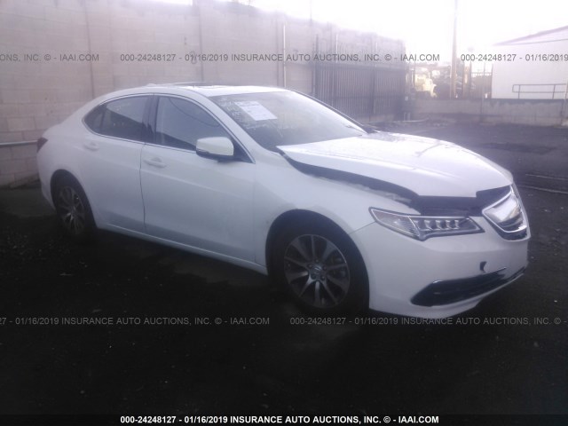 19UUB1F37GA015362 - 2016 ACURA TLX WHITE photo 1