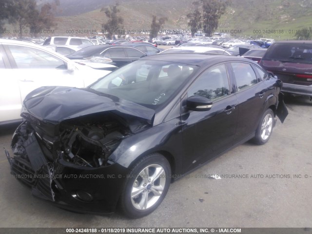 1FADP3F21DL363103 - 2013 FORD FOCUS SE BLACK photo 2