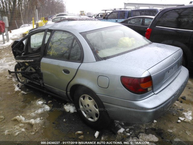 1G8ZH528X1Z343566 - 2001 SATURN SL1 Light Blue photo 3