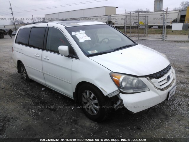 5FNRL38708B103742 - 2008 HONDA ODYSSEY EXL WHITE photo 1