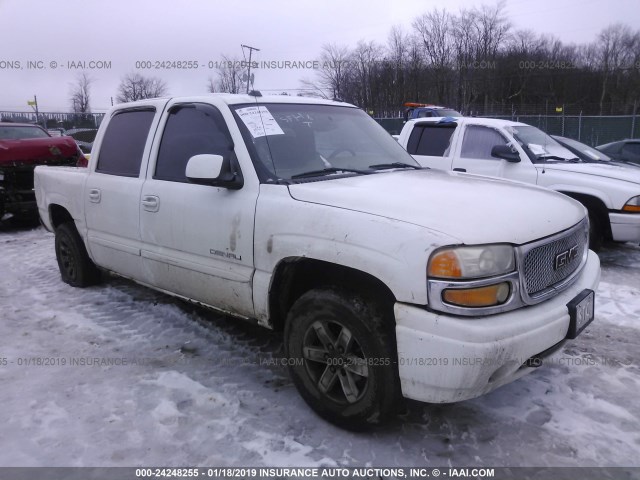 2GTEK63N151190140 - 2005 GMC SIERRA K1500 DENALI WHITE photo 1