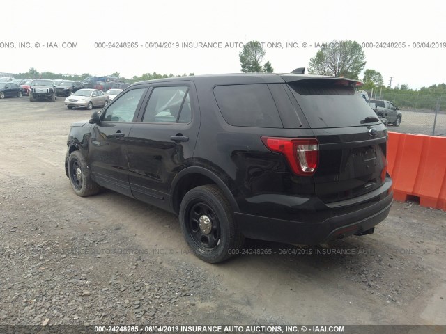 1FM5K8AR7GGC42311 - 2016 FORD EXPLORER POLICE INTERCEPTOR BLACK photo 3