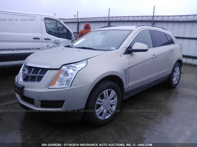 3GYFNGE37CS538516 - 2012 CADILLAC SRX GRAY photo 2