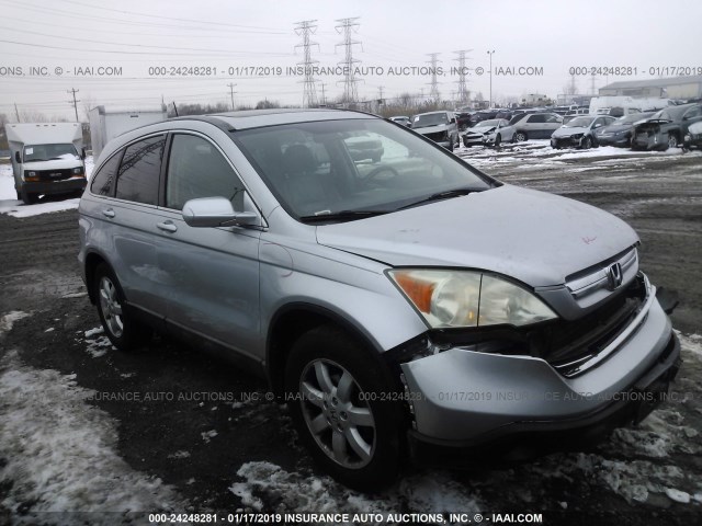 5J6RE48749L065568 - 2009 HONDA CR-V EXL SILVER photo 1