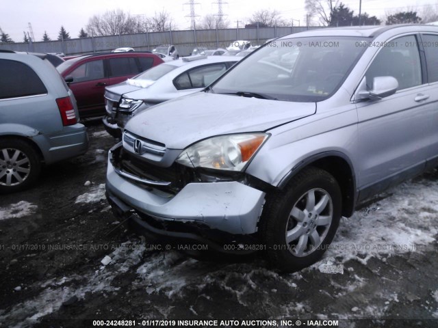 5J6RE48749L065568 - 2009 HONDA CR-V EXL SILVER photo 6