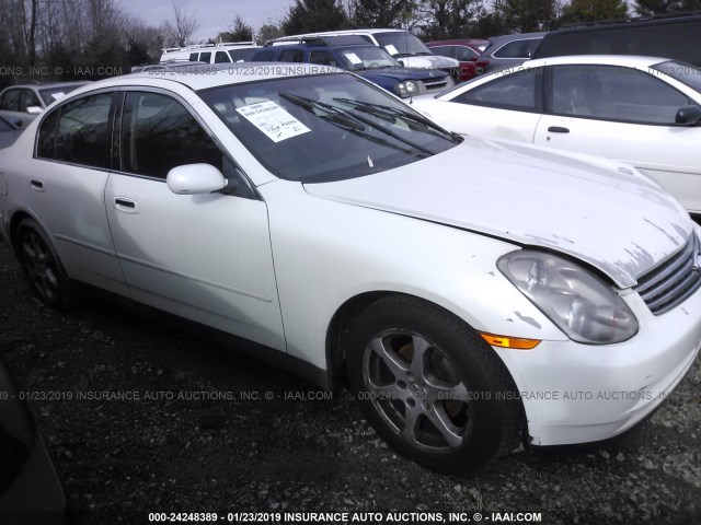 JNKCV51E04M616624 - 2004 INFINITI G35 WHITE photo 1