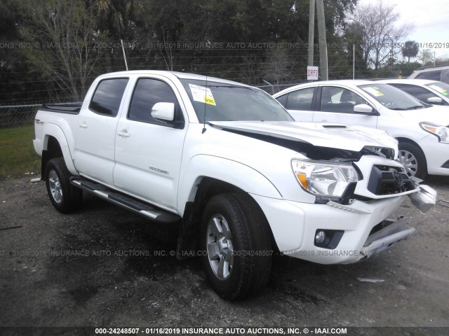 5TFLU4EN4EX103613 - 2014 TOYOTA TACOMA DOUBLE CAB 白色 照片 1