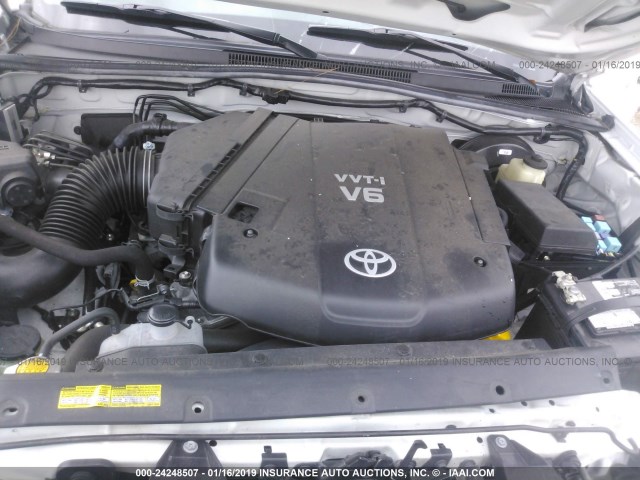 5TFLU4EN4EX103613 - 2014 TOYOTA TACOMA DOUBLE CAB 白色 照片 10