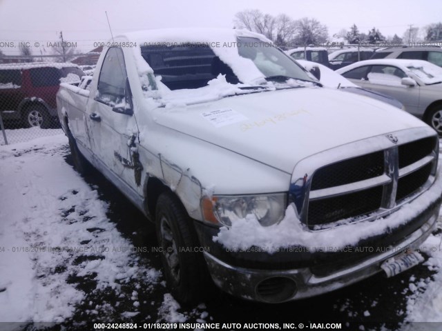 1D7HA16K93J585728 - 2003 DODGE RAM 1500 ST WHITE photo 1