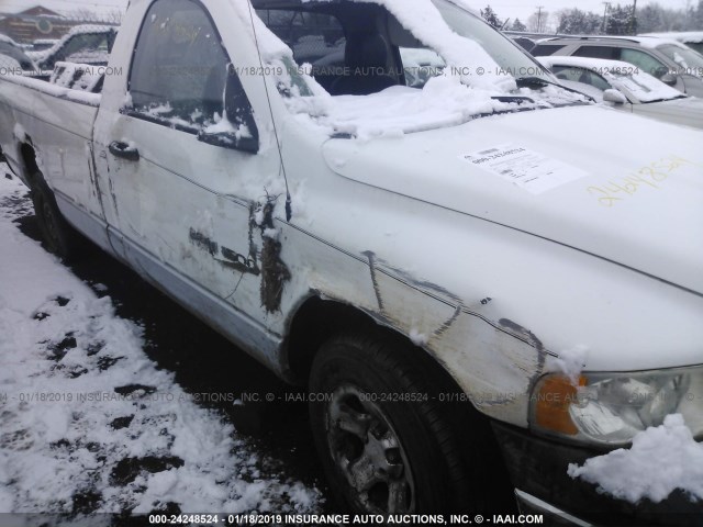 1D7HA16K93J585728 - 2003 DODGE RAM 1500 ST WHITE photo 6