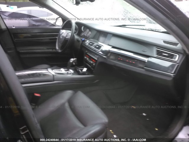 WBAKA8C54ACY35687 - 2010 BMW 750 I BLACK photo 5