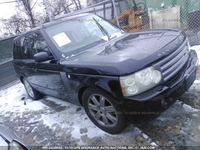 SALME15436A221740 - 2006 LAND ROVER RANGE ROVER HSE BLACK photo 1