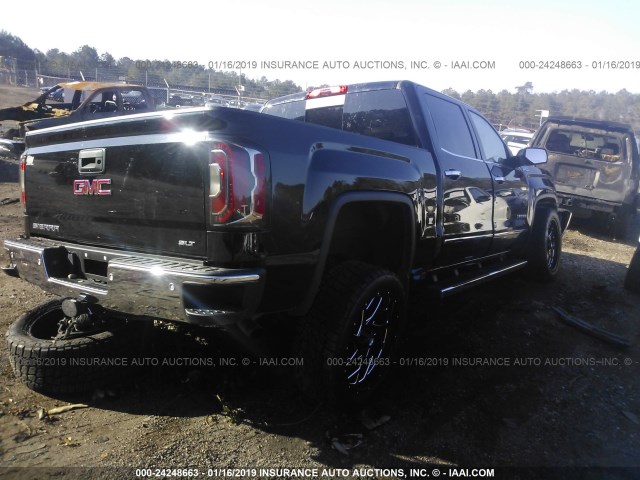 3GTU2NEC2GG135885 - 2016 GMC SIERRA K1500 SLT BLACK photo 4