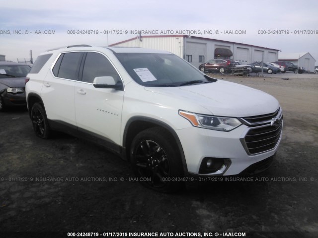 1GNERHKW7JJ251547 - 2018 CHEVROLET TRAVERSE LT WHITE photo 1