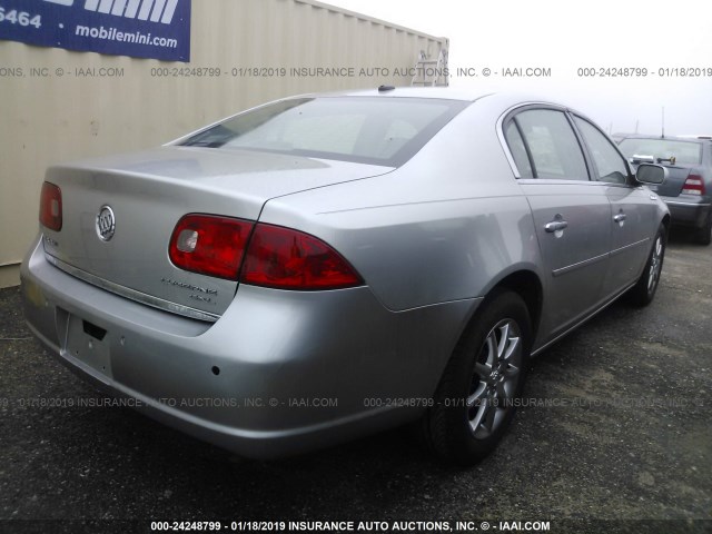 1G4HD572X8U178607 - 2008 BUICK LUCERNE CXL SILVER photo 4