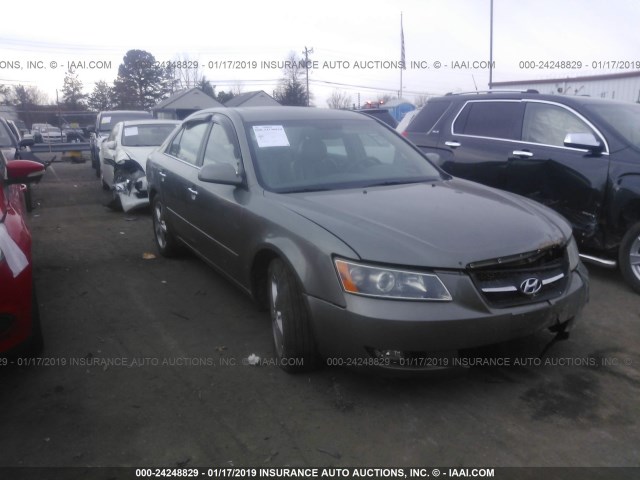 5NPEU46F17H207877 - 2007 HYUNDAI SONATA SE/LIMITED GREEN photo 1