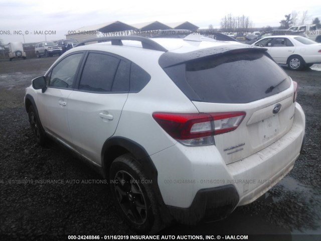 JF2GTADC7JH321778 - 2018 SUBARU CROSSTREK PREMIUM WHITE photo 3