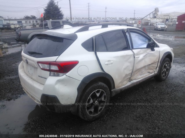 JF2GTADC7JH321778 - 2018 SUBARU CROSSTREK PREMIUM WHITE photo 4