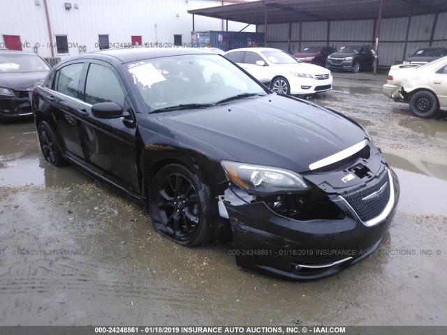 1C3CCBCG2EN187409 - 2014 CHRYSLER 200 LIMITED BLACK photo 1