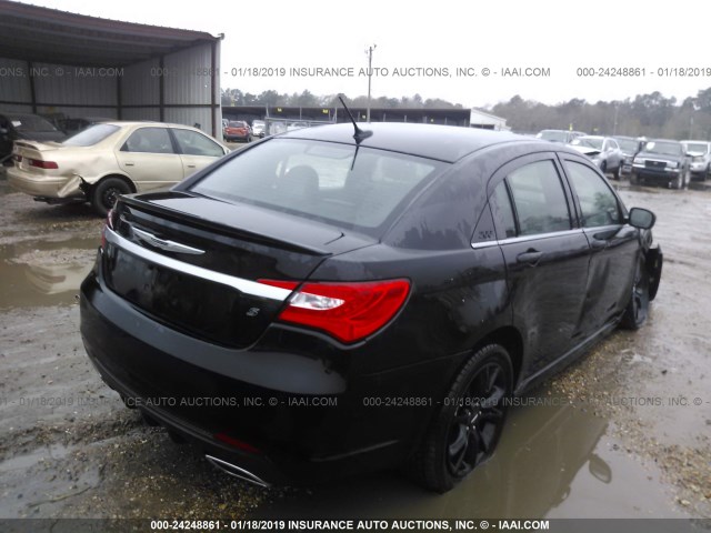 1C3CCBCG2EN187409 - 2014 CHRYSLER 200 LIMITED BLACK photo 4