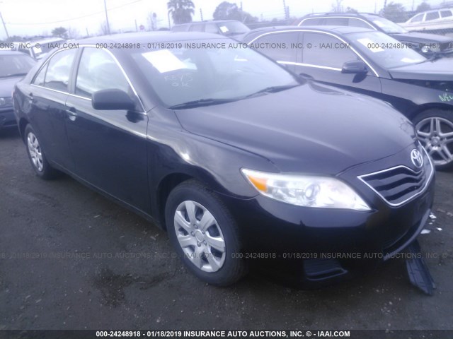 4T1BF3EK2BU187171 - 2011 TOYOTA CAMRY SE/LE/XLE BLACK photo 1