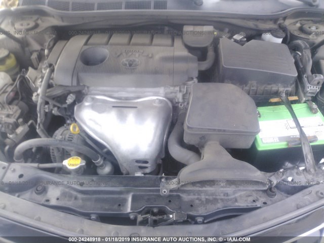 4T1BF3EK2BU187171 - 2011 TOYOTA CAMRY SE/LE/XLE BLACK photo 10