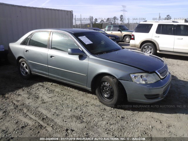 4T1BF28B8YU033806 - 2000 TOYOTA AVALON XL/XLS GREEN photo 1