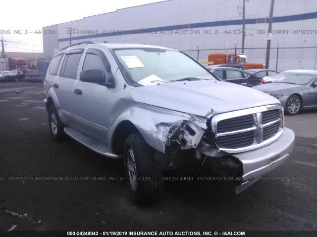 1D4HB58D14F215622 - 2004 DODGE DURANGO LIMITED SILVER photo 1