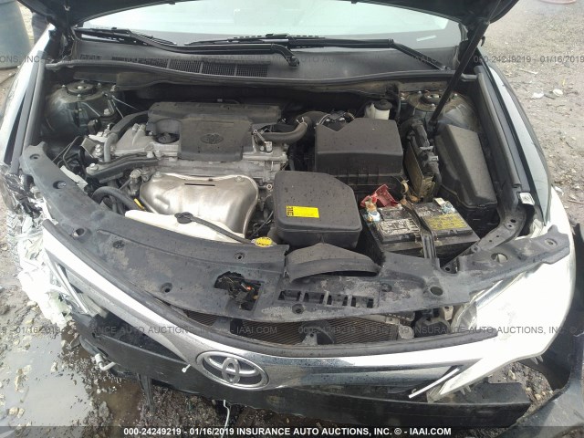 4T1BF1FK0CU058706 - 2012 TOYOTA CAMRY SE/LE/XLE შავი ფოტო 10