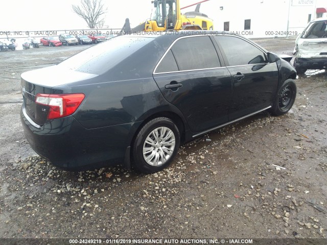 4T1BF1FK0CU058706 - 2012 TOYOTA CAMRY SE/LE/XLE შავი ფოტო 4