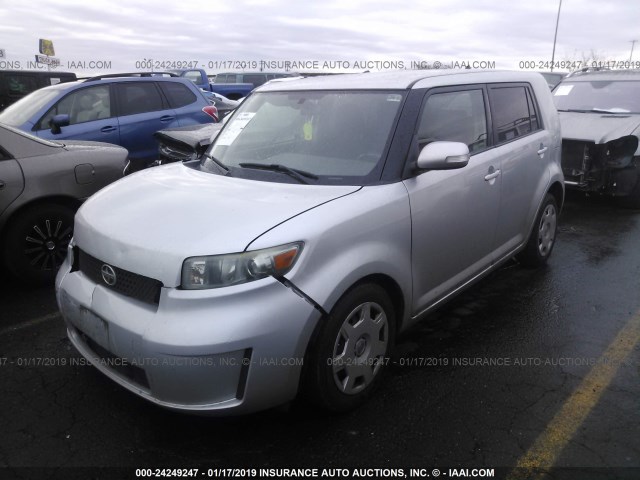 JTLKE50E481049604 - 2008 TOYOTA SCION XB 银色 照片 2