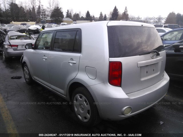 JTLKE50E481049604 - 2008 TOYOTA SCION XB 银色 照片 3
