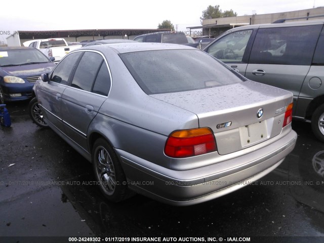 WBADD6323WGT96301 - 1998 BMW 528 I AUTOMATIC SILVER photo 3