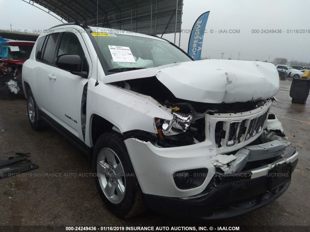 1C4NJCBA1GD575303 - 2016 JEEP COMPASS SPORT WHITE photo 1