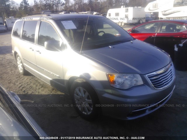 2C4RC1BGXDR691385 - 2013 CHRYSLER TOWN & COUNTRY TOURING SILVER photo 1