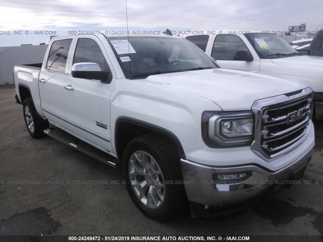 3GTP1NECXHG379642 - 2017 GMC SIERRA C1500 SLT WHITE photo 1