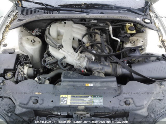 1LNHM86S34Y676105 - 2004 LINCOLN LS WHITE photo 10