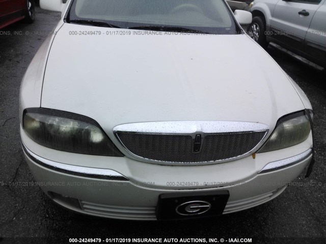 1LNHM86S34Y676105 - 2004 LINCOLN LS WHITE photo 6