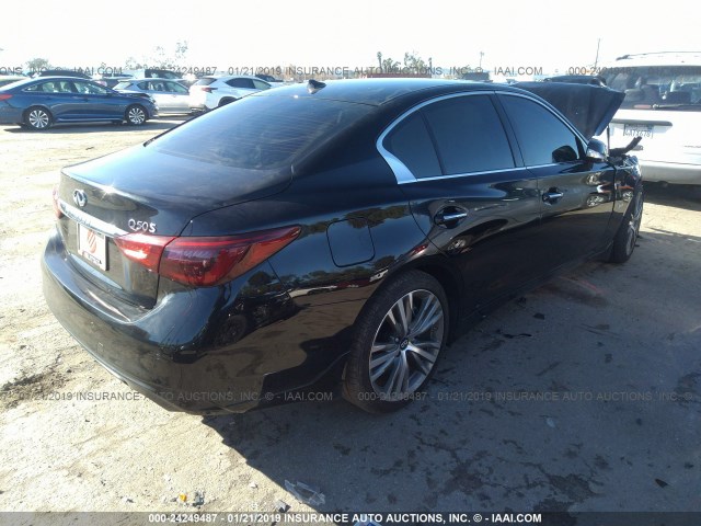 JN1EV7AP9KM512303 - 2019 INFINITI Q50 LUXE/SPORT BLACK photo 4