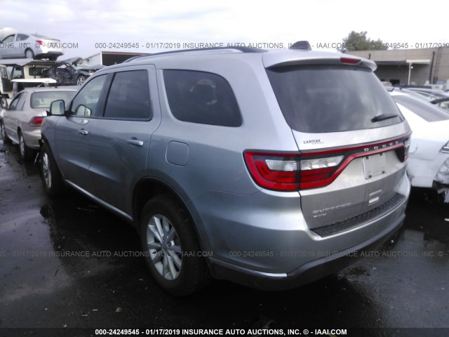 1C4RDJAG7FC245303 - 2015 DODGE DURANGO SXT GRAY photo 3