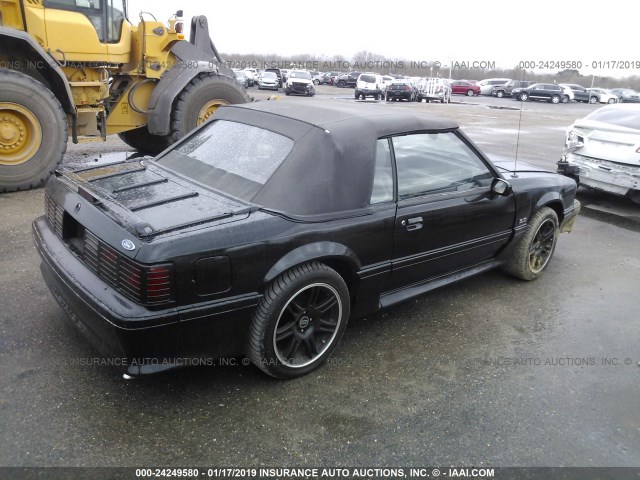 1FABP45E0KF304743 - 1989 FORD MUSTANG GT/COBRA GT BLACK photo 4