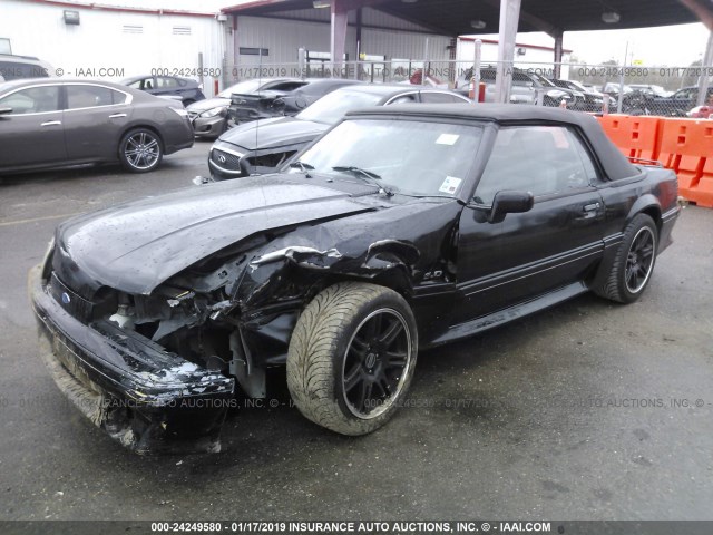 1FABP45E0KF304743 - 1989 FORD MUSTANG GT/COBRA GT BLACK photo 6