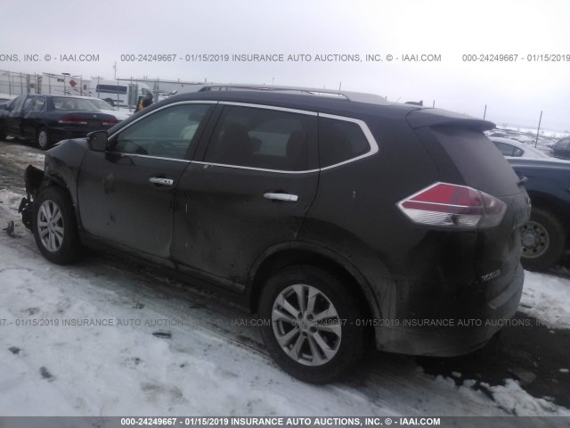 5N1AT2MV1GC786571 - 2016 NISSAN ROGUE S/SL/SV BLACK photo 3