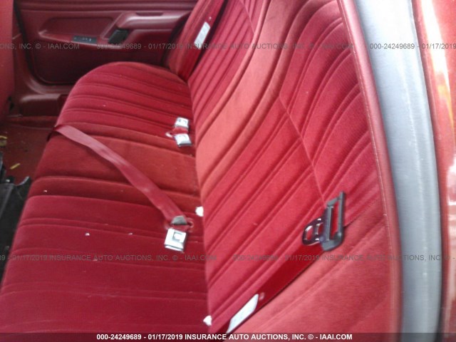 1MEPM36X5NK651689 - 1992 MERCURY TOPAZ GS RED photo 8