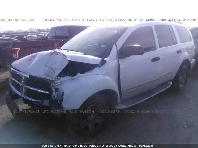 1D4HD58D55F505342 - 2005 DODGE DURANGO LIMITED WHITE photo 2